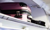 Dimensões da bagagem de mão em um avião