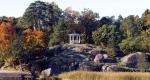 Famous gardens and parks Rikugien Garden in Japan