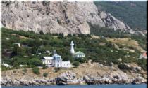 Capul Sarych este cel mai sudic loc din Crimeea